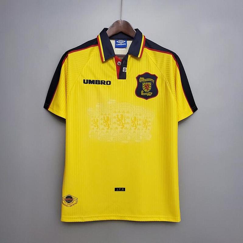 Scozia Retro Scotland 96/98 Yellow S-XXL