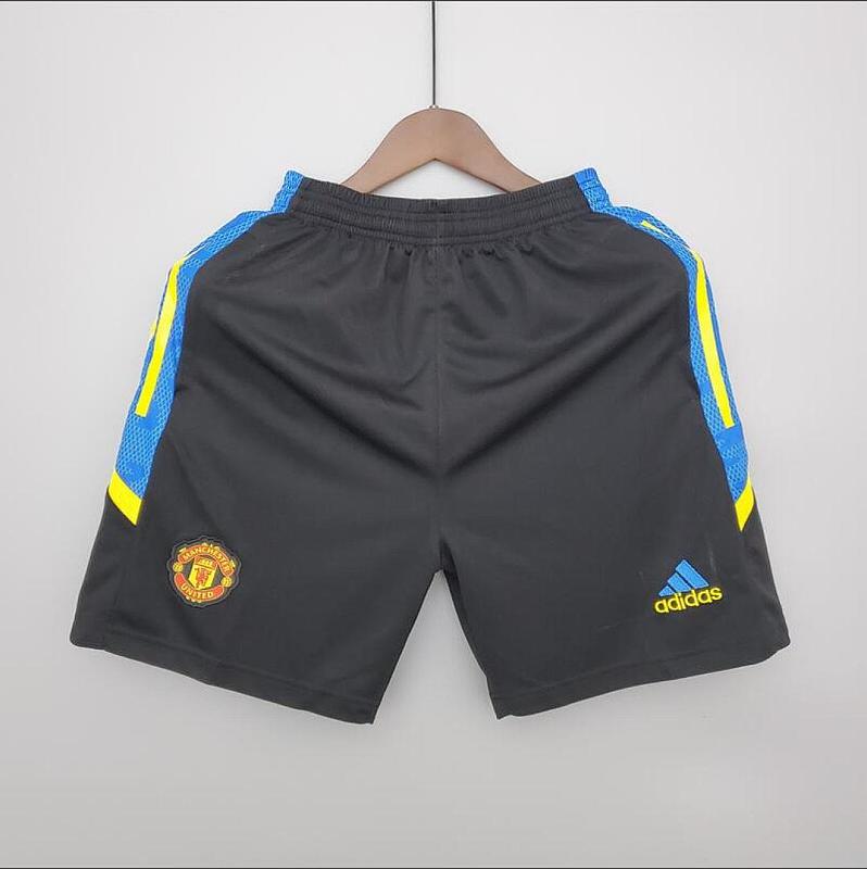 M. United 21/22 M. United training suit shorts black and blue S-XXL
