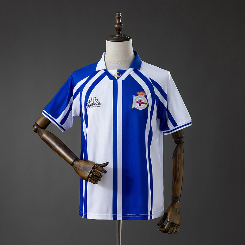 Deportivo La Deportivo La Coruna X Bebet Pompeii Retro Style Jersey S-4XL