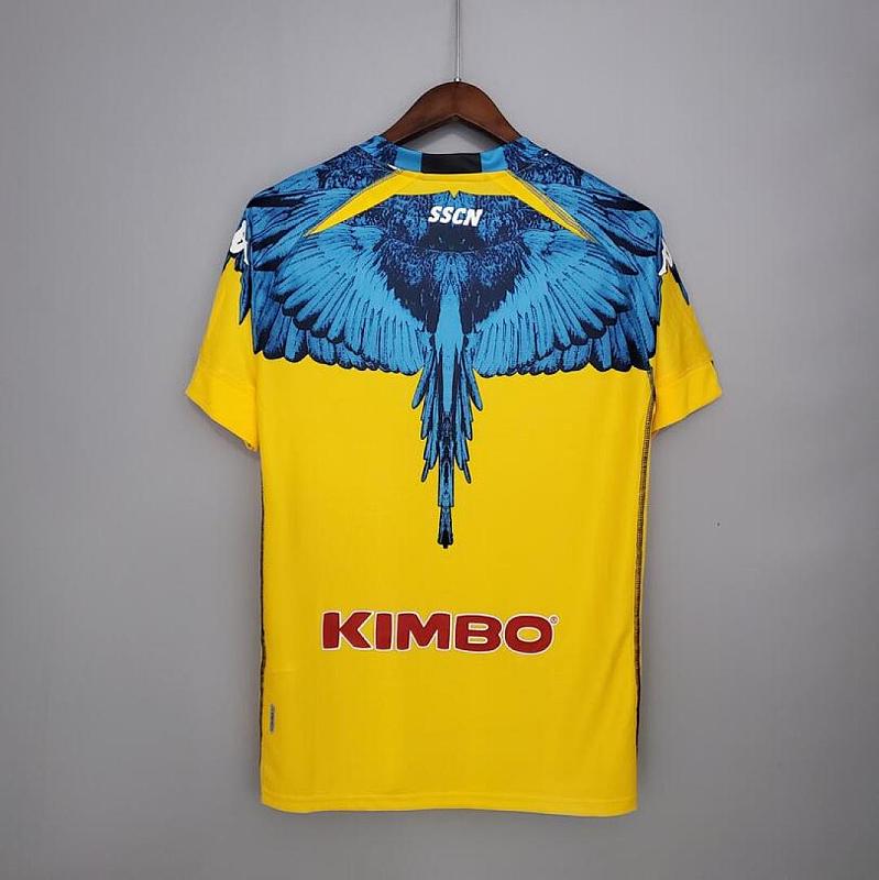 Napoli 21/22 S.S.C. Napoli Yellow blue Kappa × Marcelo Burlon S-XXL 9