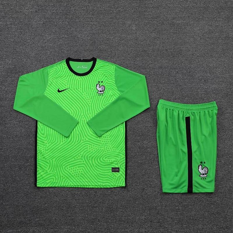 Francia France Green Long Sleeve Goalkeeper S-XXL (can be sold separately) 3