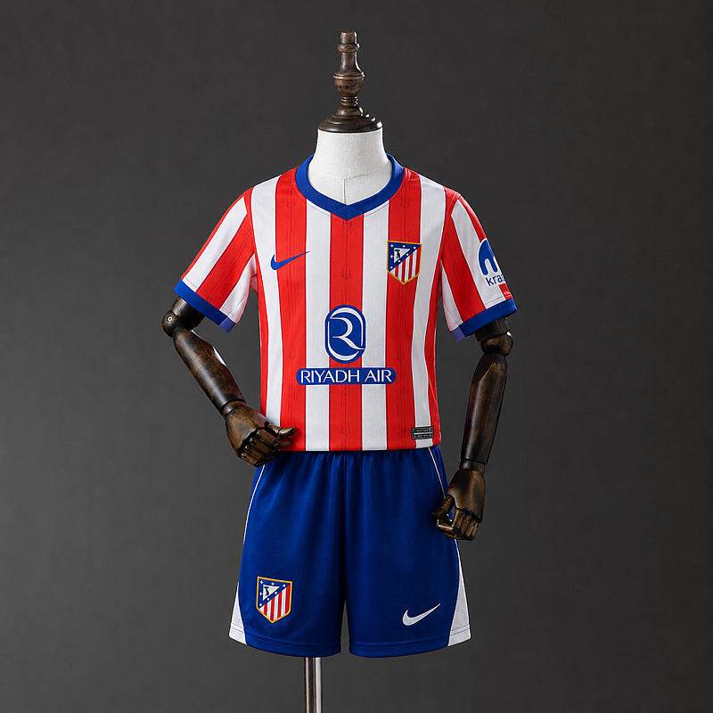 Real Madrid Atletico Madrid 26/27 Home kids kit Jersey SIZE 16-28