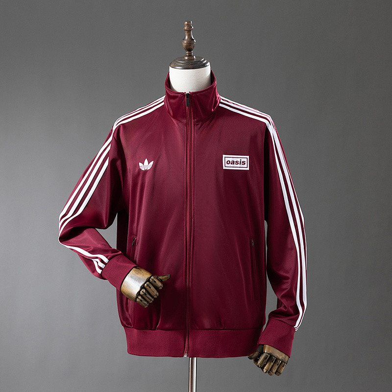 Oasis Flamingo Oasis Flamingo Track Jacket - Burgundy S-XXL