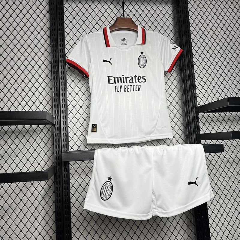 Milan AC Milan 2024/25 Away Kids Kit 4