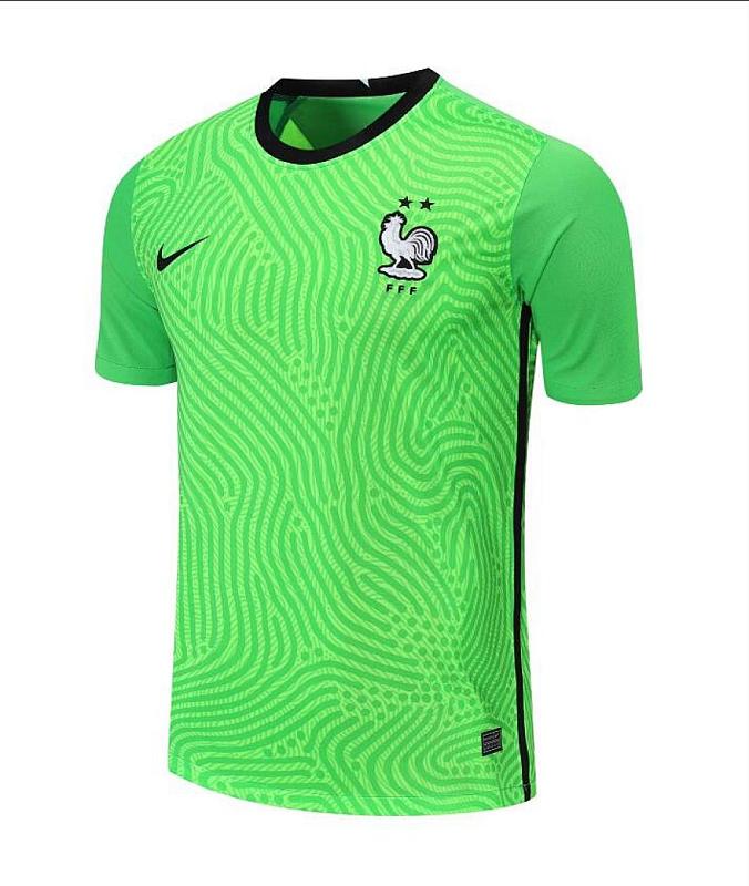 Francia France Green Short Sleeve Goalkeeper S-XXL (can be sold separately) 6