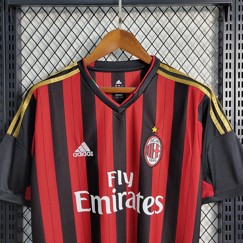 Milan Retro 2013-14 AC Milan Retro Size S-XXL 5