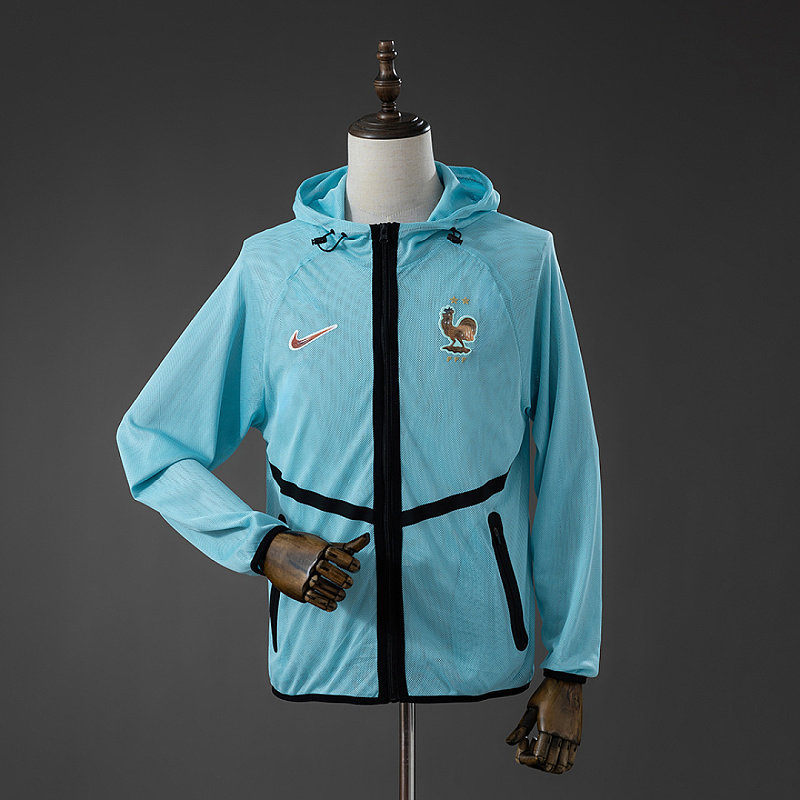 Francia France 2026 Men's Football Anthem Jacket - Light Blue S-XXL