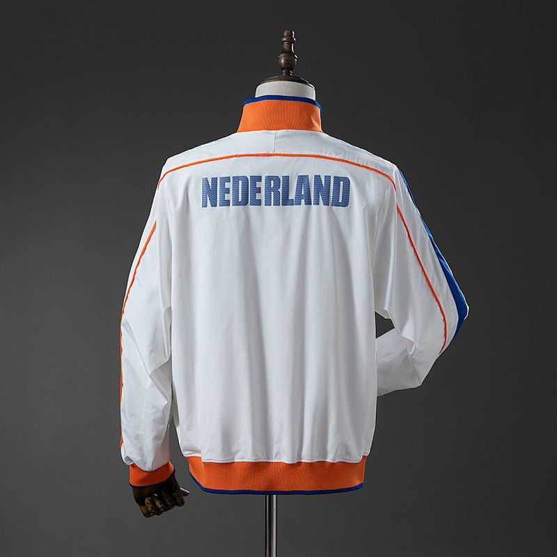Olanda Netherlands 10/11 Windbreaker - White S-XXL 2