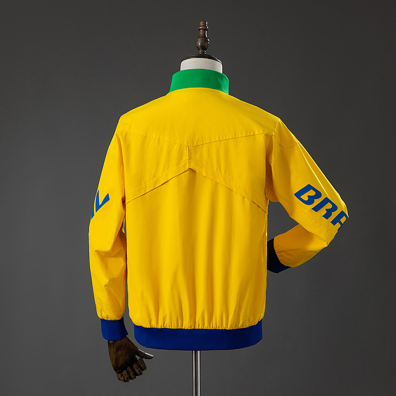 Brasile Brazil Sportswear Jacket Coat Windbreaker S-XXL 2