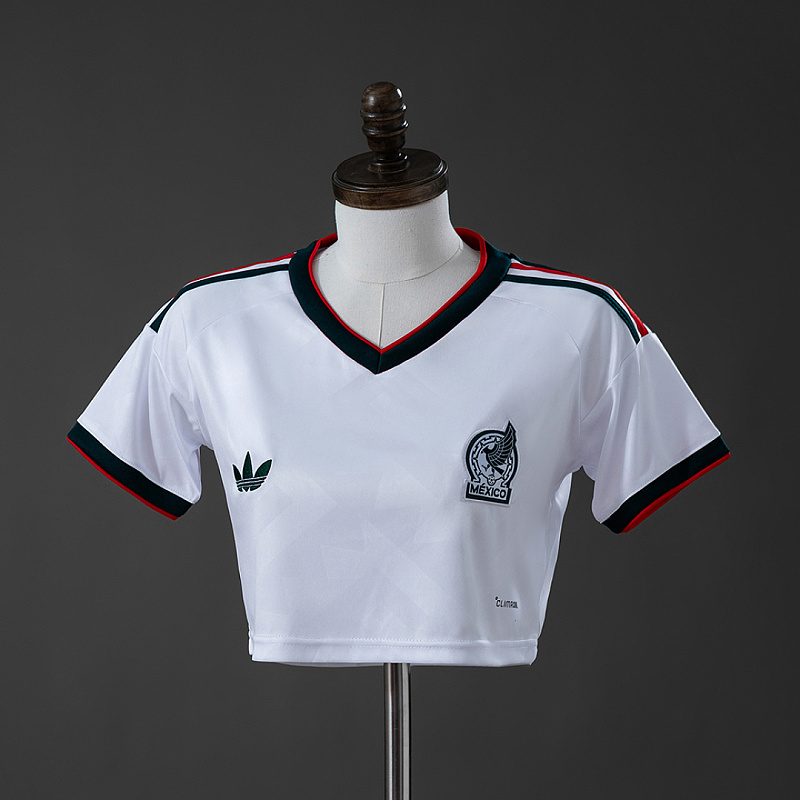 Messico Mexico 2026 Away Women's Crop Top Style S-XXL