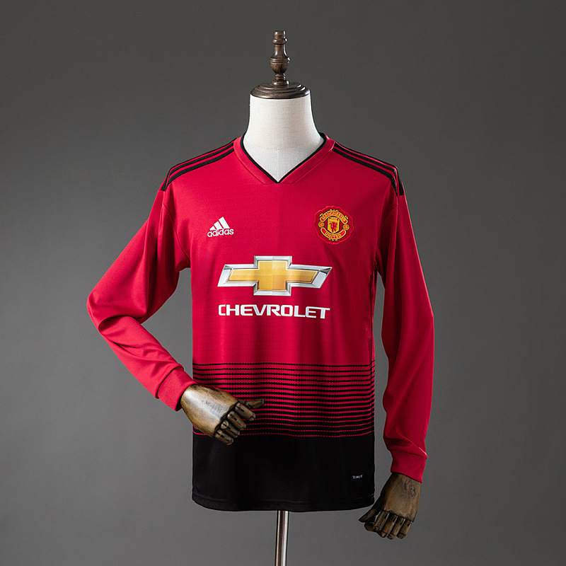 M-U 1819 M-U 1819 Home Long-Sleeve Retro Jersey S-XXL