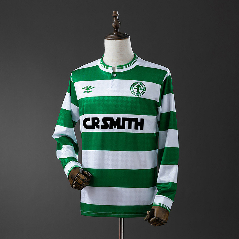 Celtics 1989/91 Celtics 1989/91 Long Sleeve Home Retro Jersey S-XXL