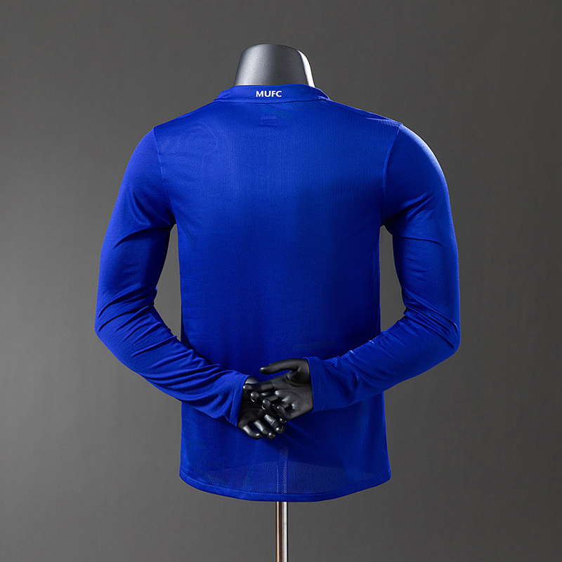 M-U Long M-U 08/09 Third Away Long Sleeve Player Retro Jersey S-3XL 2