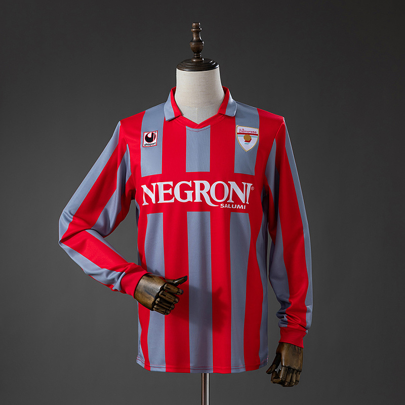 Cremonese Cremonese 95/96 Home Retro Long Sleeve Jersey S-XXL