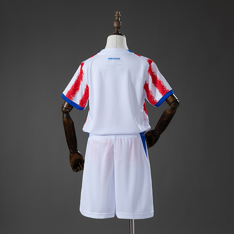 Paraguay 2026 Paraguay 2026 Home Kids Kit Jersey Size 16-28 2