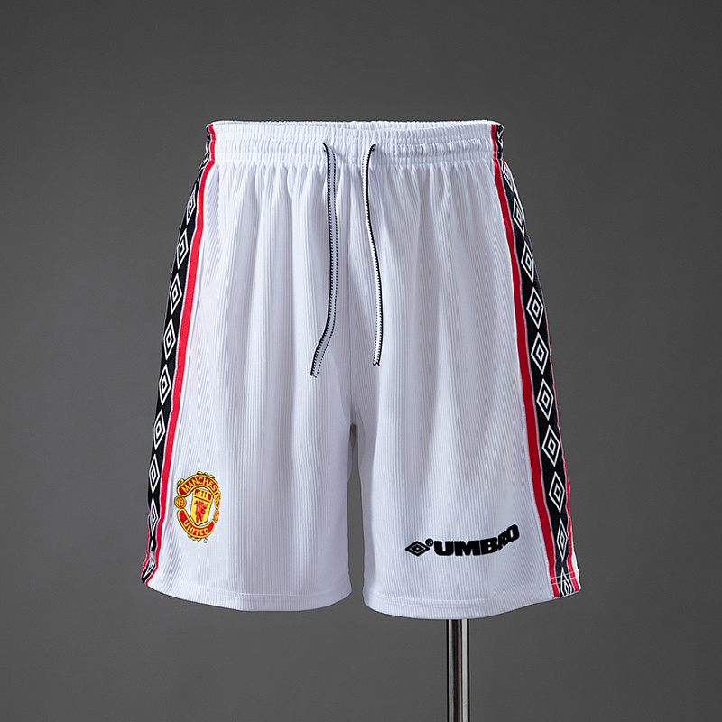 M-U 1998 M-U 1998 Home Retro Shorts S-XXL