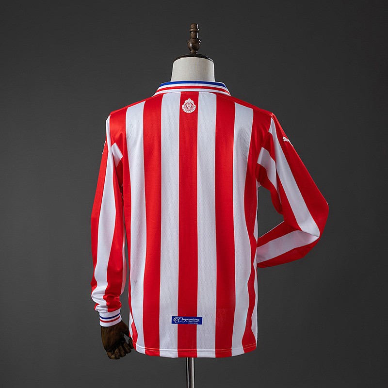 Chivas de Chivas de Guadalajara 110th Anniversary Edition Long-Sleeved Retro Jerse S-XXL 2
