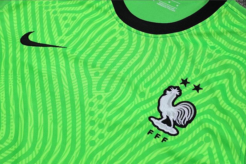 Francia France Green Short Sleeve Goalkeeper S-XXL (can be sold separately) 12