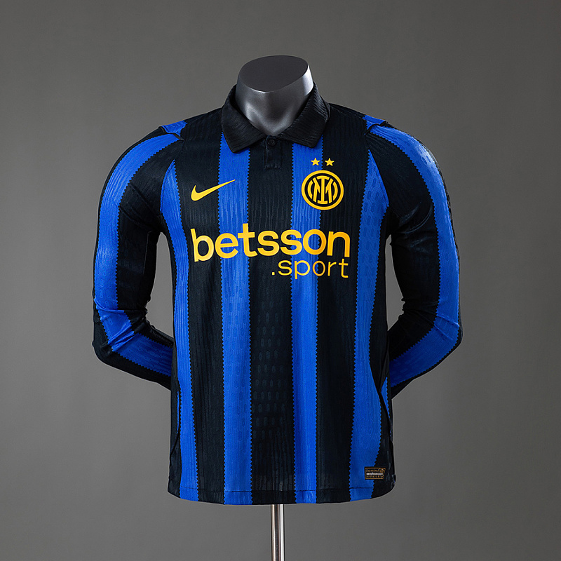 Inter Inter Milan 26/27 Home Player Long Sleeved Jersey S-3XL