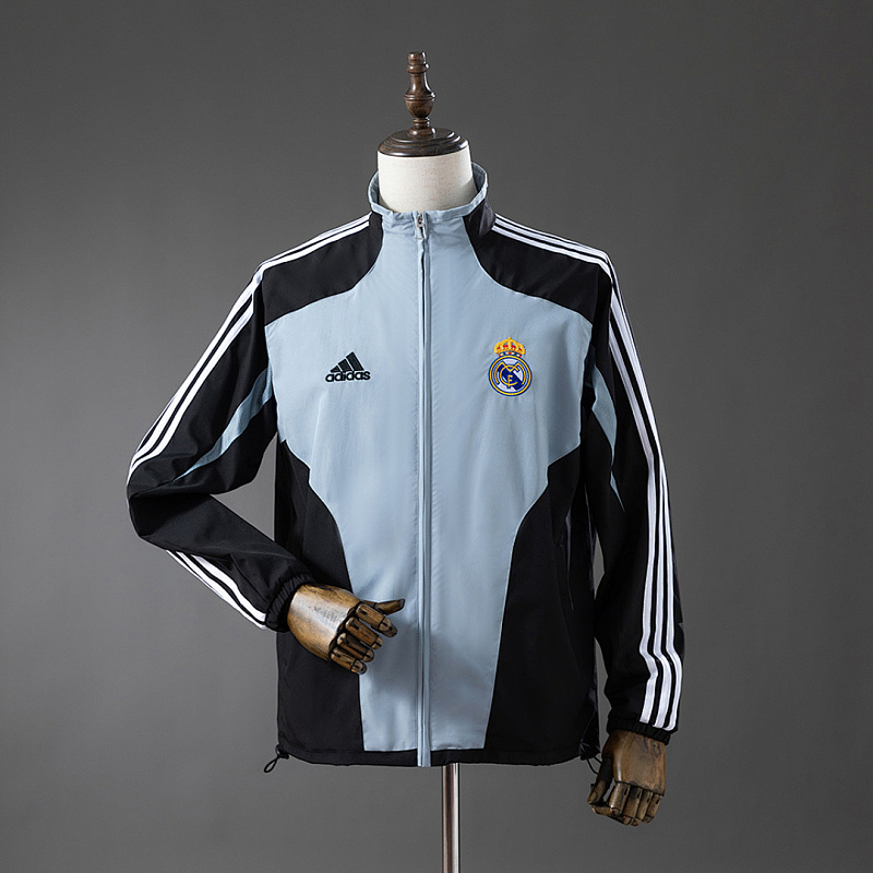 Real Madrid Real Madrid 04/05 Windbreaker - BlackGrey S-XXL