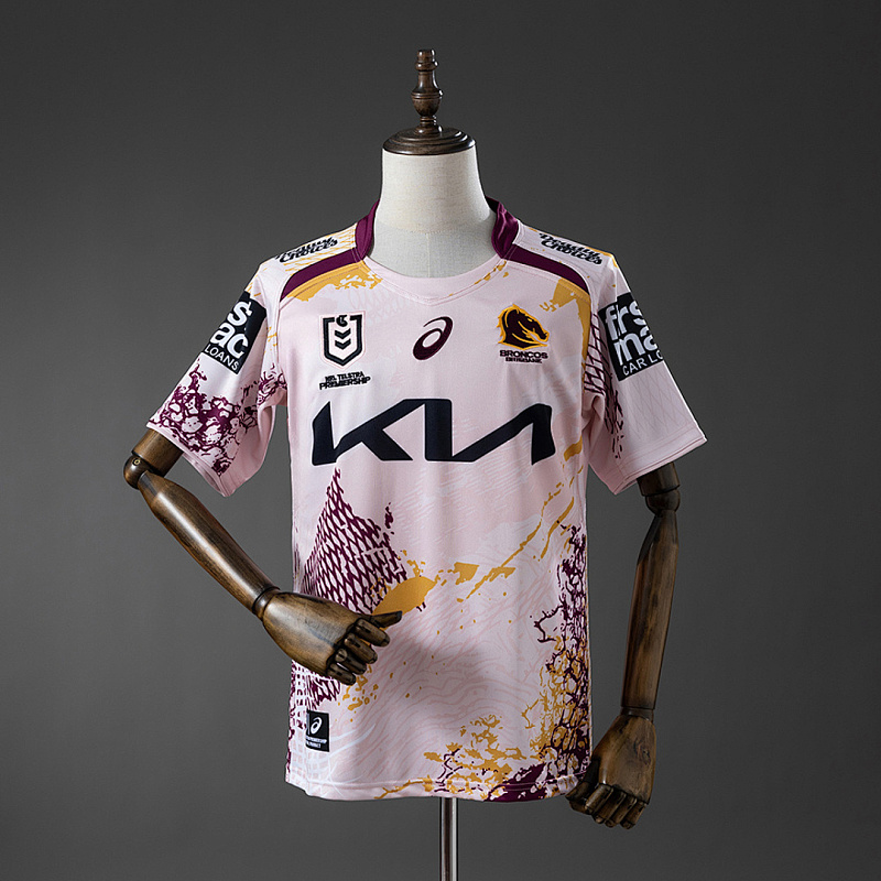 NRL Brisbane NRL Brisbane Broncos 2025 Indigenous Jersey S-5XL