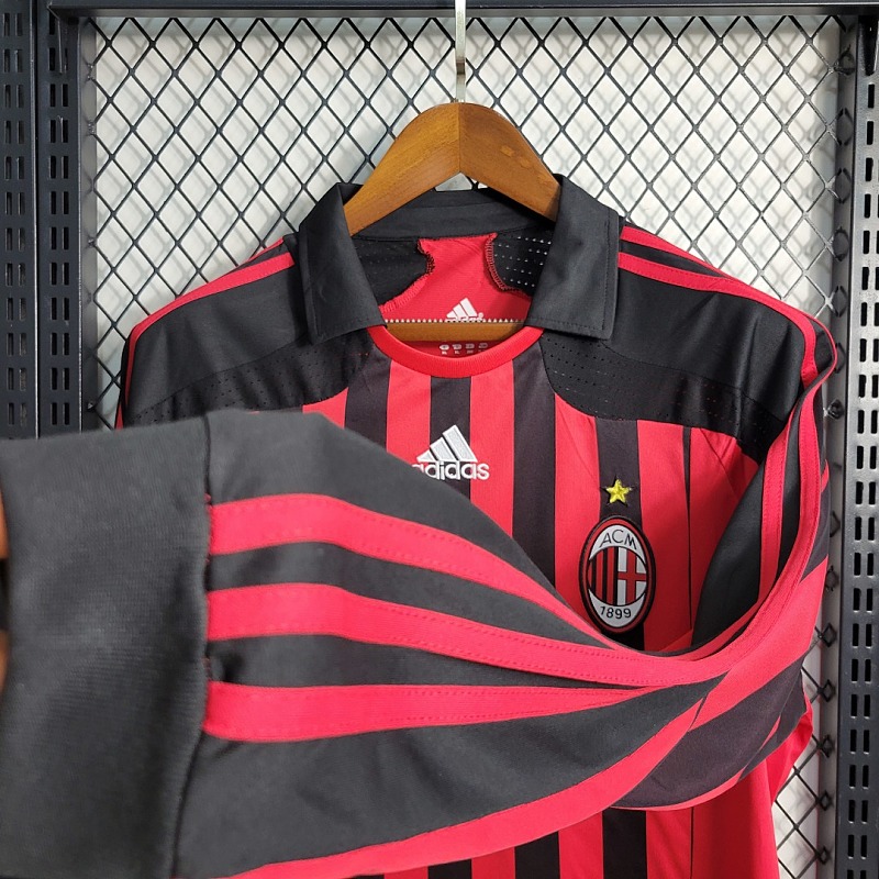 07-08 AC Retro 07-08 AC Home Long Sleeve Size S-XXL 9