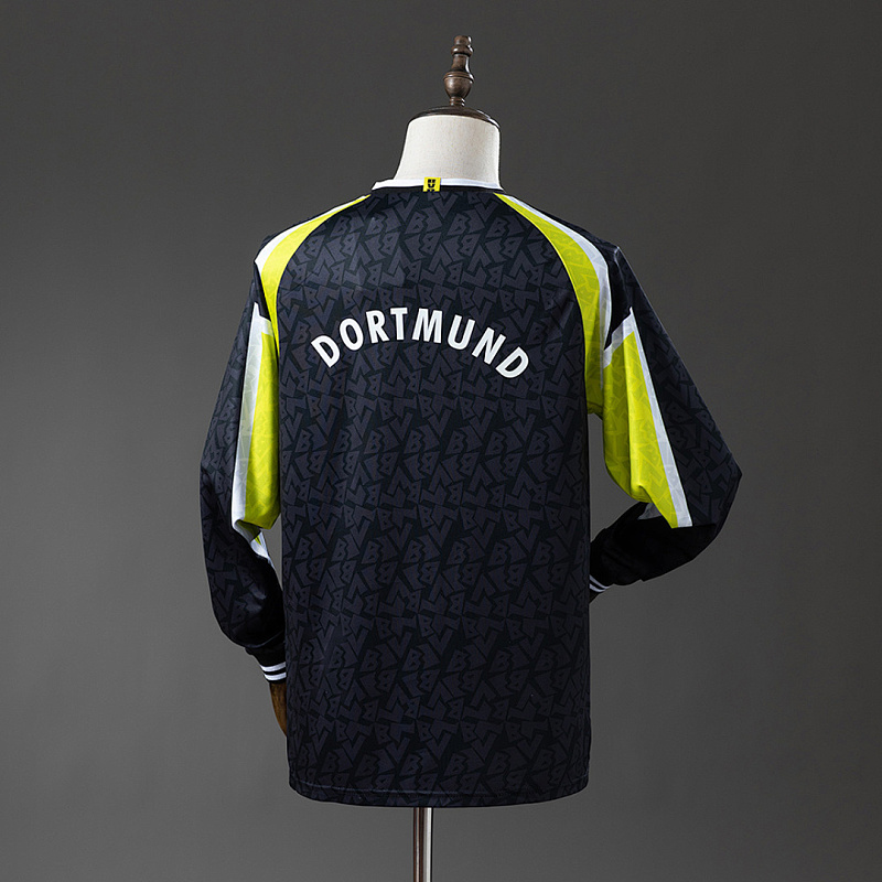 Borussia Dortmund Dortmund 95/96 Away Long Sleeve Retro Jersey S-XXL 2