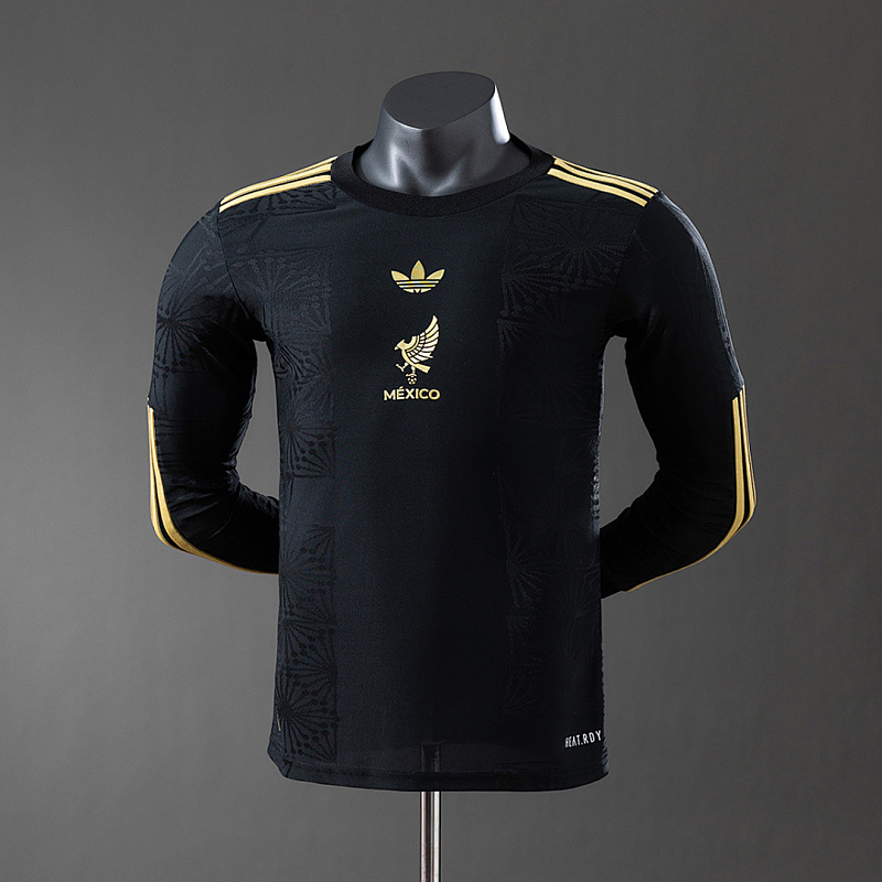 Messico Mexico 25/26 Special Edition Black Long Sleeve Player Jersey S-4XL