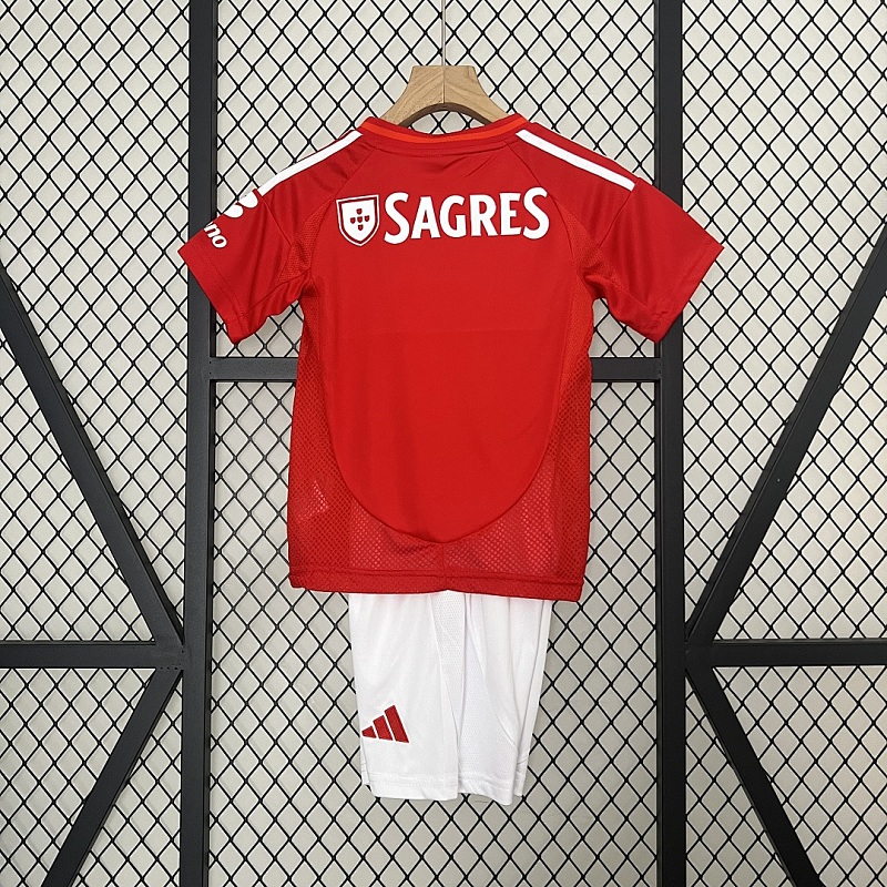 Benfica 24/25 Kids Benfica Home Size: 16-28 2