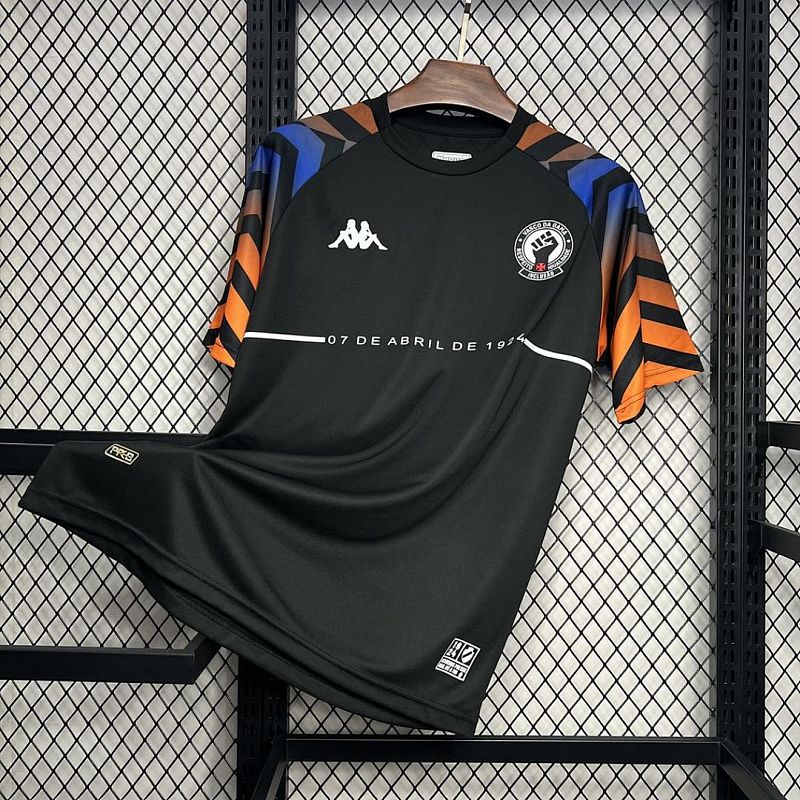 Vasco Vasco Da Gama 2024/25 Kappa Warm-up Black Jersey S-XXL
