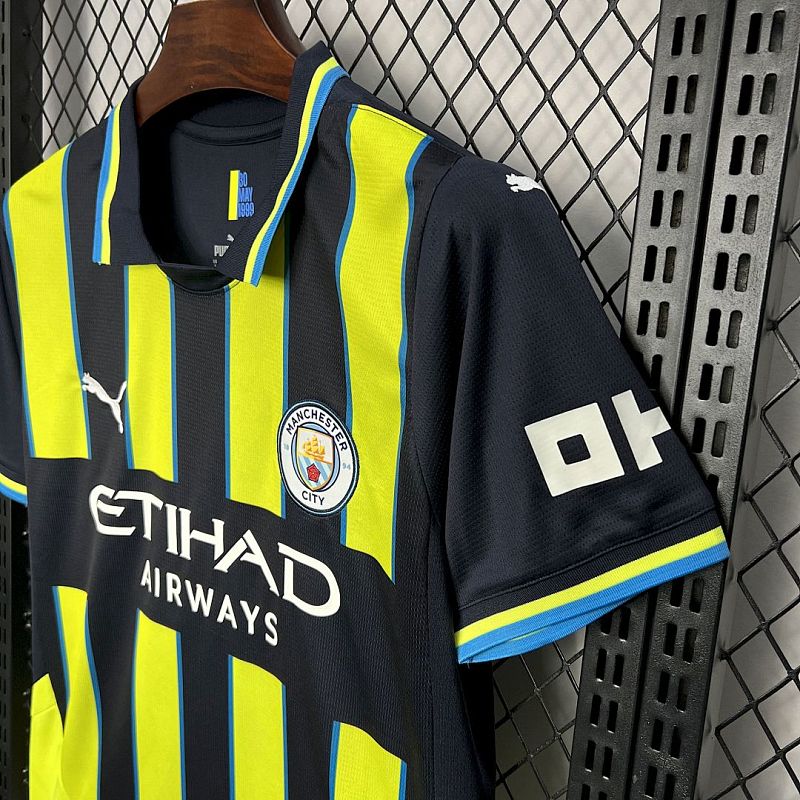 Manchester City Manchester City 2024/25 Away Jersey S-4XL 6