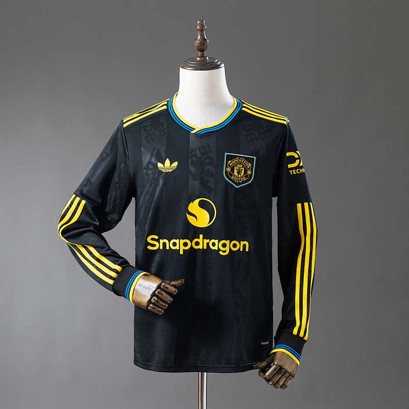 M-U Long-Sleeve M-U 25/26 Third Away Long-Sleeve Jersey S-4XL