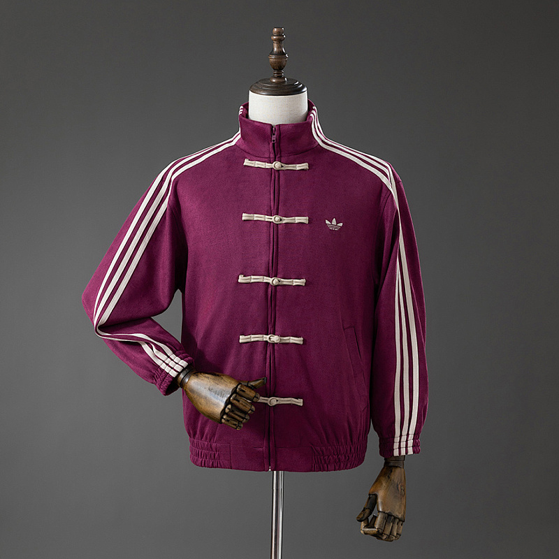 (Chinese New (Chinese New Year) Tang-style jacket - Purple S-XXL