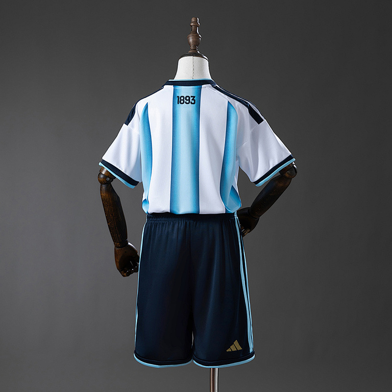 Argentina Argentina 2026 Home Kids Kit Jersey Size 16-28 2