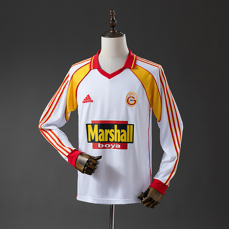 Galatasaray Long Galatasaray 99/00 Away Long Sleeve Retro Jersey S-XXL