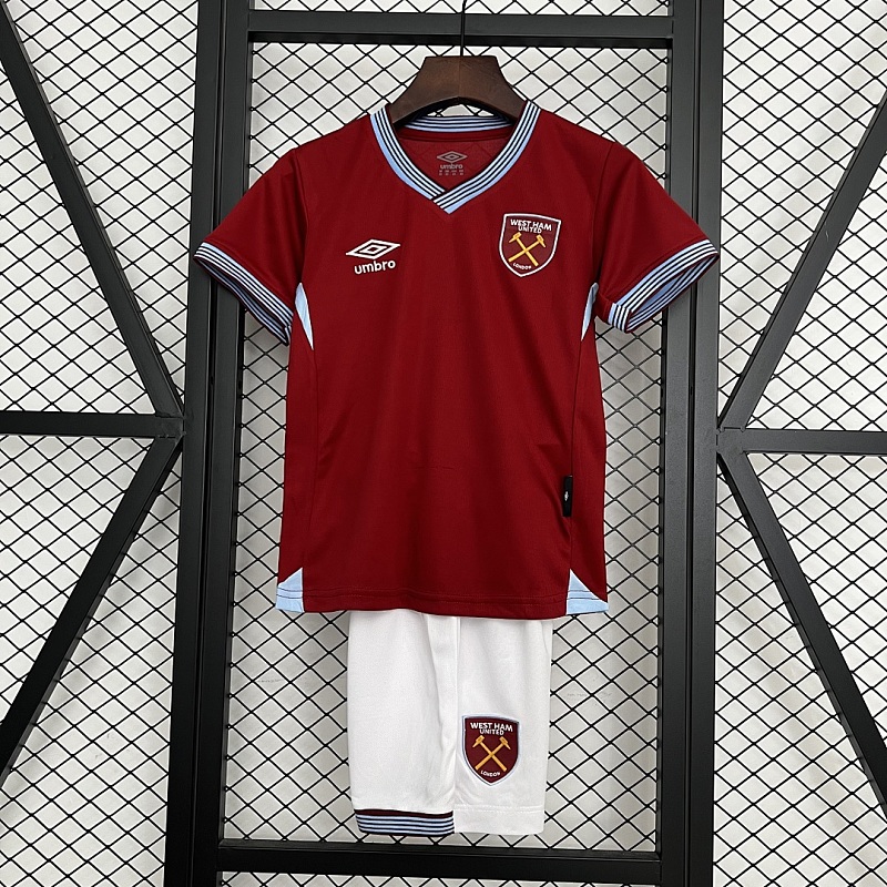 West Ham 25/26 Kids West Ham United Home Size: 16-28