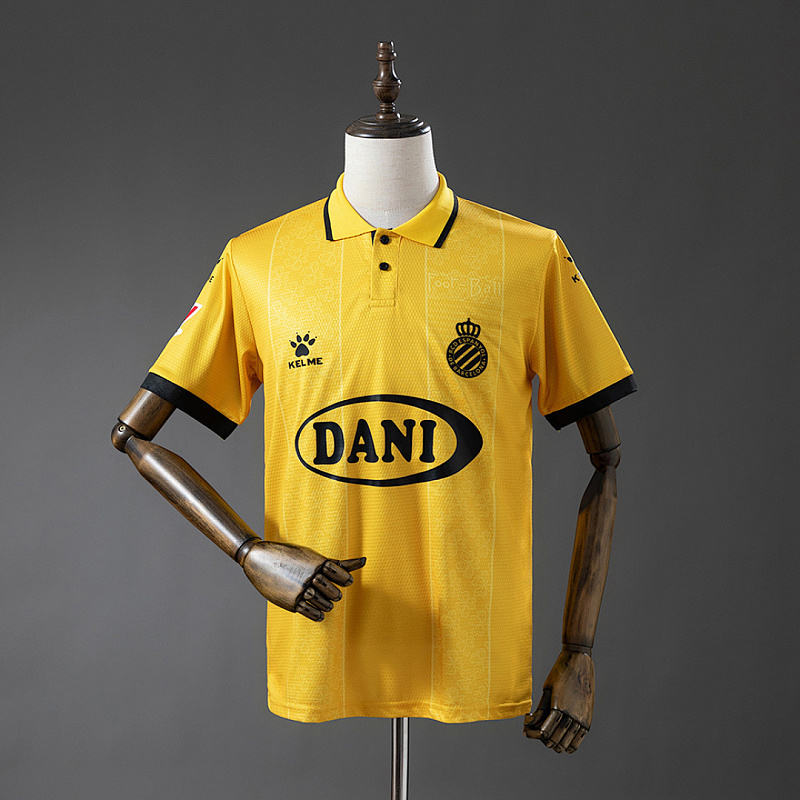 Espanyol 125th Espanyol 125th Anniversary Yellow Jersey Sizes S-4XL