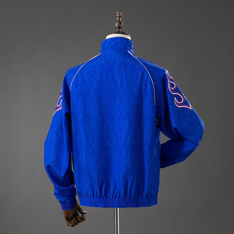 Giappone Japan 1998 Reversible Anthem Jacket Retro Windbreaker S-3XL 3