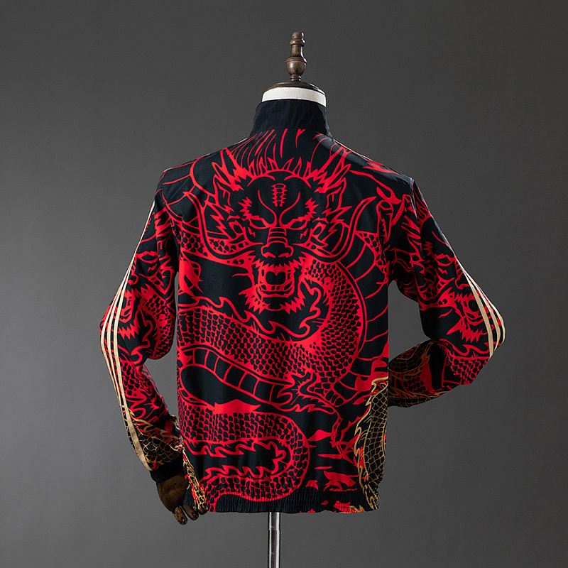 Real Madrid Real Madrid Reversible Jacket Windbreaker - Red & Heiss S-XXL 2
