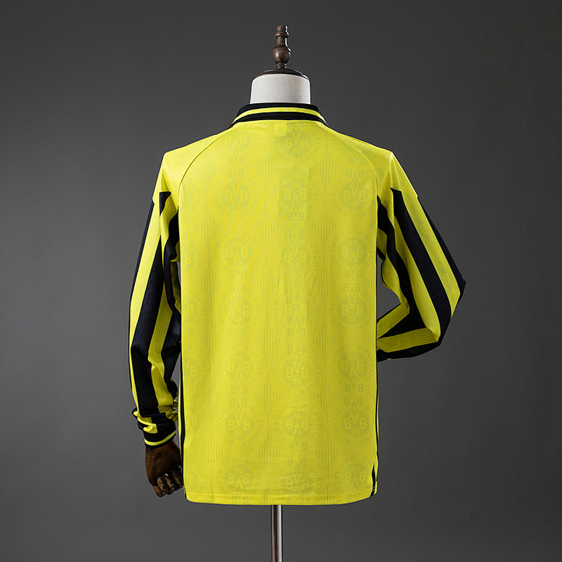 Borussia Dortmund Dortmund 96/97 Home Long-Sleeve Retro Jersey S-XXL 2