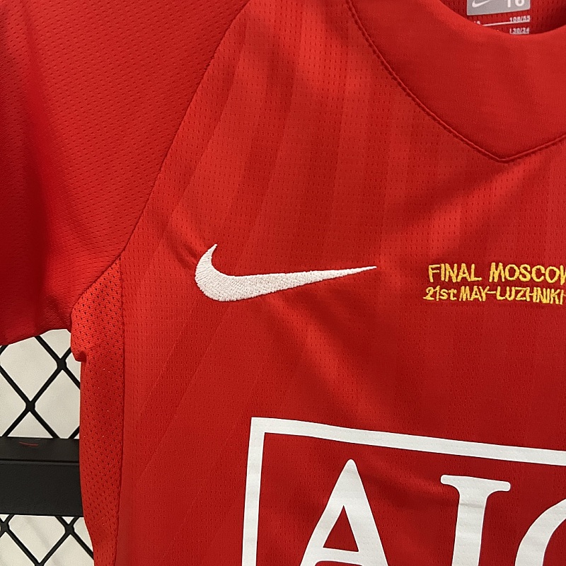 M-U Champions kids M-U 07/08 Champions League version home size: 16-28 3