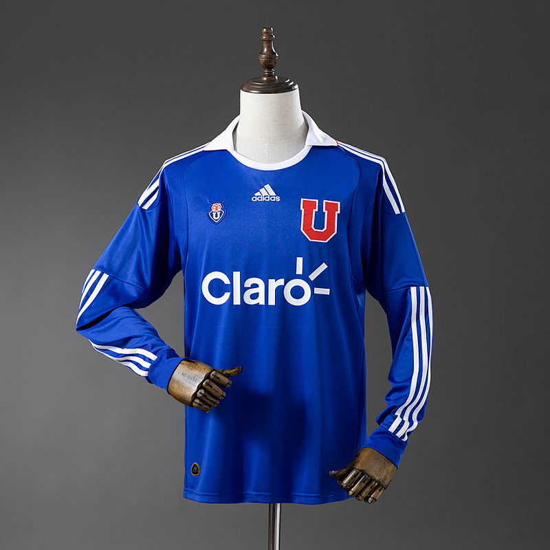 2011 Long Retro 2011 Long Sleeve Universidad de Chile home S-XXL