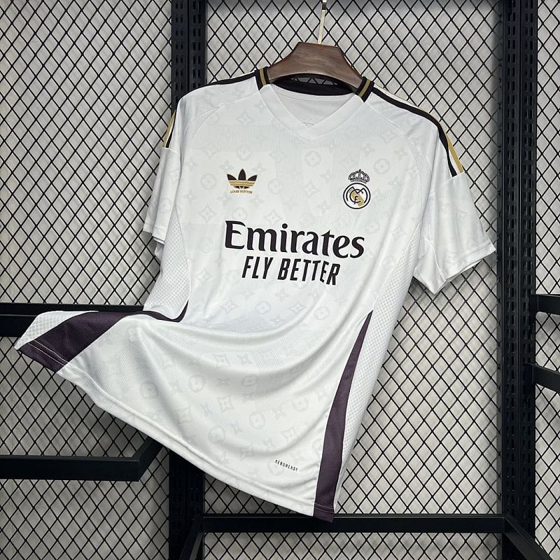 Real Madrid Real Madrid 2024/25 LV co-branded edition Jersey S-XXXXL