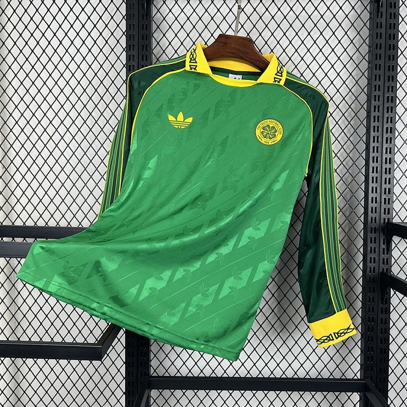 Celtic 2024/25 Celtic 2024/25 Special Edition Long Sleeves Retro Jersey S-XXL