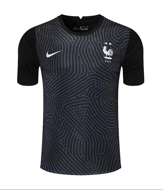 Francia France Black Short Sleeve Goalkeeper S-XXL (can be sold separately) 5