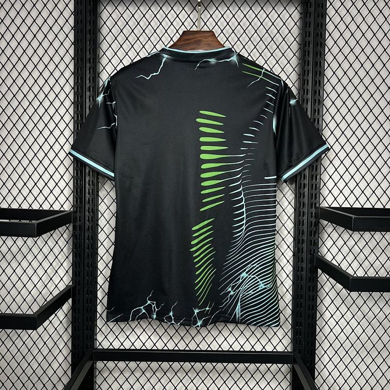 Real Madrid Real Madrid 2024/25 Special Edition Black and green Jersey S-XXL 6