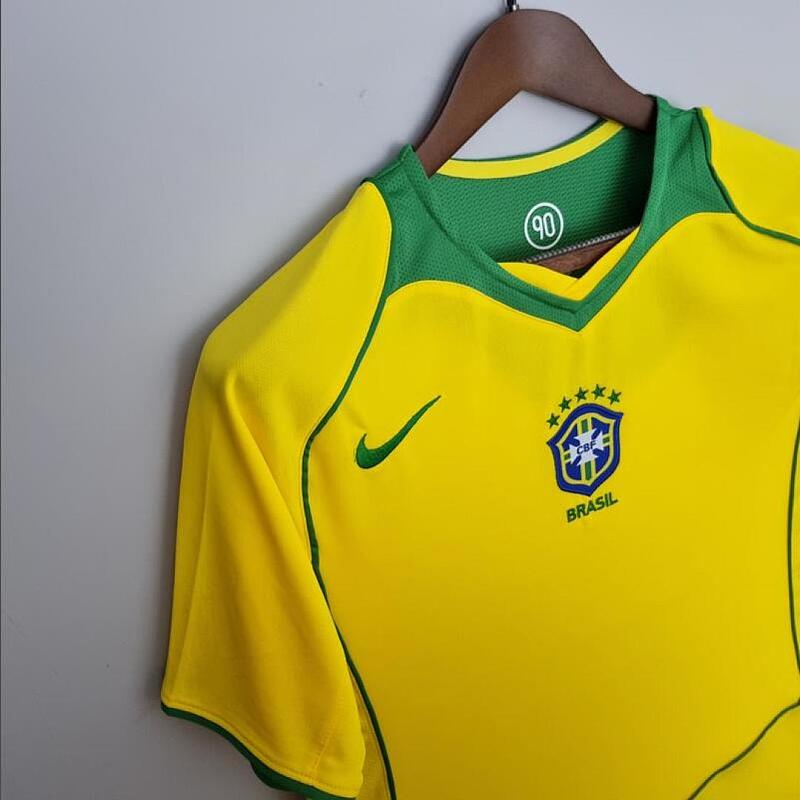 Brasile Retro 2004/06 Brazil homeS-XXL 5