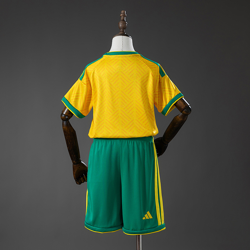 South Africa South Africa 2026 Home Kids Kit Jersey Size 16-28 2