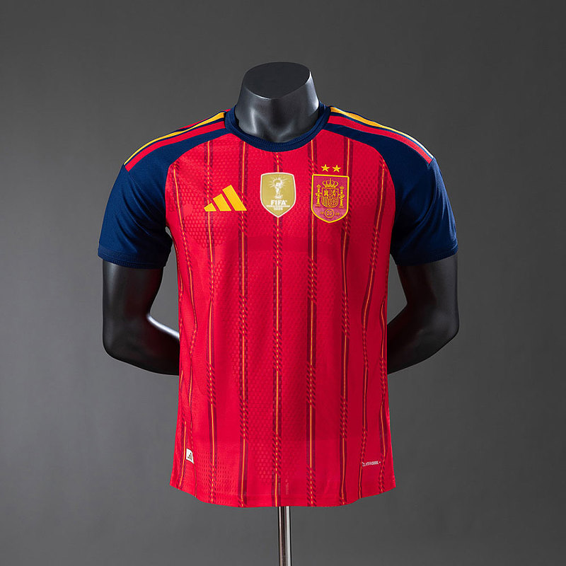 Spagna Spain 2026 Home 2-Star Champion Edition Player Jersey S-4XL 5
