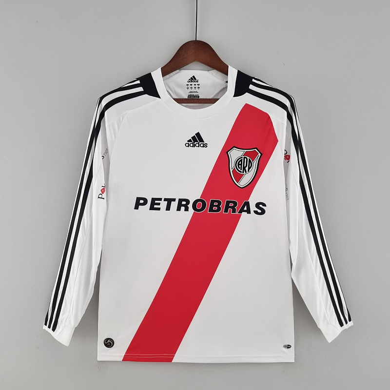 River Plate Retro River Plate 09/10 long sleeve home S-XXL